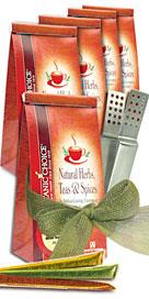 Deluxe Tea Sampler Basket for overall health and wellness